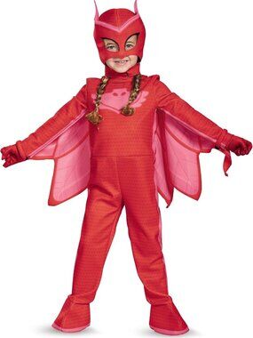 Glow Owlette Costume Jumpsuit & Mask | Kids' PJ Masks Dress-Up Outfit